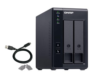 Harddisk-array - QNAP TR-002 2-Bay USB Type-C Direct Attached Storage with Hardware RAID - TR-002