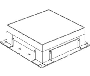 Skuffer & samleskinne kanaler - Thorsman Screeded floor box ufb-ig for ufb-700 and 900 110-150 mm - 5197565