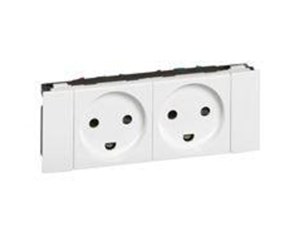 Switch - Legrand Socket danish standart 2p+e double - 77518