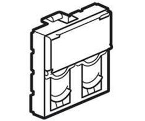 Socketer & bokser - Legrand Dble keystone adapt. rj45 2m - 78610