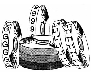 Kabler og ledninger - 3M 09374 sdr-5 wire marker tape number - 7000058259