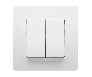 Switch - Legrand Double two switch 10a white - 664702