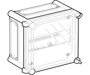 Switchboxes og skap - FIBOX Hahd-1 din-rail encl. - 2550002