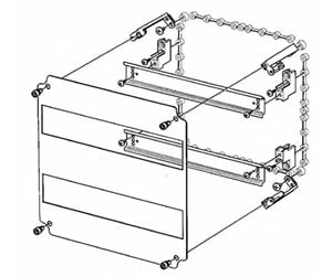 Switchboxes og skap - FIBOX Od-1 din-fitting - 2550039