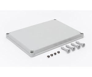 Switchboxes og skap - FIBOX Cover ekp30-g grey 380x280x30 - 3730143