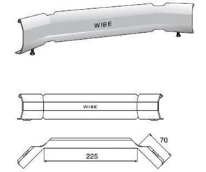 Skuffer & samleskinne kanaler - Wibe Junction coupling 14 hdg - 725096