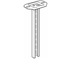 Skuffer & samleskinne kanaler - Wibe Vertical piece 2f/730 hdg - 717199