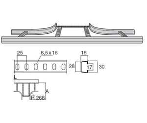 Skuffer & samleskinne kanaler - Wibe T-junction 16/200 hdg - 716194