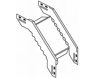 Skuffer & samleskinne kanaler - Wibe External bend 90 200mm - CSU36222002