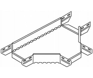 Skuffer & samleskinne kanaler - Wibe T-piece 400mm - CSU36154002