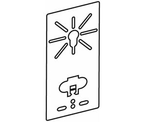 Skuffer & samleskinne kanaler - Wibe Mounting plate - CSU08250109