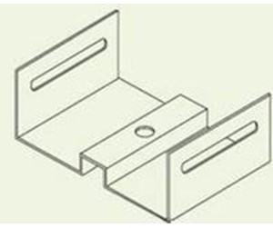 Skuffer & samleskinne kanaler - Wibe Inside channel bracket u - 300mm fzs - CSU08143009