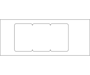 Skuffer & samleskinne kanaler - Tehalit Cover 3m 3se/fb 130 perlewhite - 3SE/FB130PH