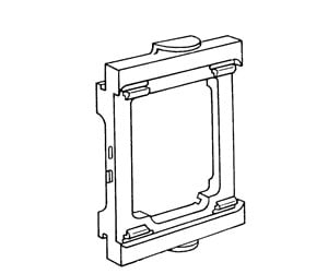 Skuffer & samleskinne kanaler - Tehalit Frame single opus 1ro/brn perlewhite - 1RO/BRNPH