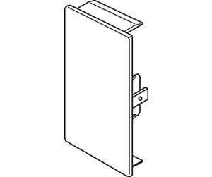 Skuffer & samleskinne kanaler - Tehalit End m5703 /br70100 perlewhite - M5703PH