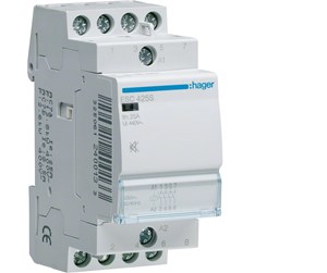 Komponenter for switchboxes og skap - Hager Humfree contactor 25a 4no 230v 2m - ESC425S