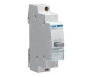 Komponenter for switchboxes og skap - Hager Impulse 1no/nc pushbutton 16a 250v - SVN351