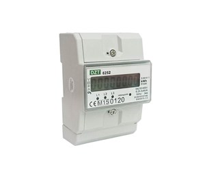 Komponenter for switchboxes og skap - ELTECO Kwh meter lcd blue back light 3f kl.1 80a - DZT6252-MID