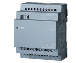 PLC, HMI, IOT og Industri PC - Siemens Logo! dm16 24 expansion module pu/i/o: 24v dc/24v dc/trans. - 6ED1055-1CB10-0BA2