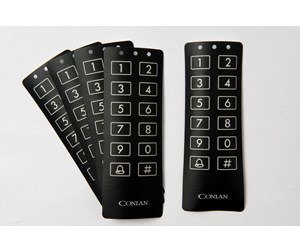 Sikkerhet - CONLAN Labels for ct black classic 5 pcs - 460021