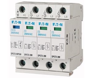 Jording og overspenningsvern - Eaton Plug-in surge arresters 3pole+n 280vac 20 ka - 167620