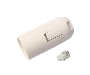 Lommelykter  - Elworks Bulb socket e14 white - 9-236-1