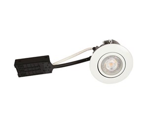 Lamper - Scan Products Luna quick install 230v dimmable flicker free gu10 5w 3000k - 10091