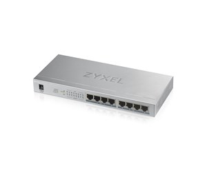 Switch/splitter - ZyXEL GS1008HP 8-Port GbE Unmanaged PoE+ (60W) Switch - GS1008HP-EU0101F