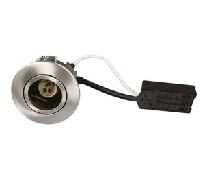 Lamper - Scan Products Luna quick install 230v gu10 ip44 brushed alu round - 10002