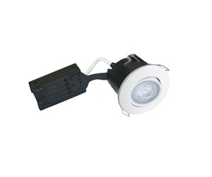 Lamper - Nordtronic Uni install 220-240v ip44 tilt angle 30° gu10 downlight 5w - 2491