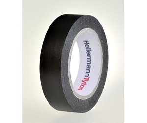 Forbruksvarer - HellermannTyton Helatape flex 1000+ 19mm x 20m premium pvc tape black - 710-10602