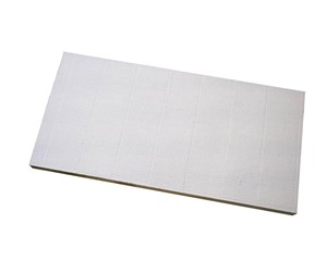 Kabler og ledninger - Scandi Supply Fire board 60 mm with coating 1 sided white b744 - 10101