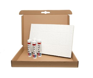 Kabler og ledninger - Scandi Supply Firefree b744 fire board set white 1sided 600x600x50 - 10106