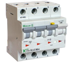 Komponenter for switchboxes og skap - Eaton Mrb6-13/3n/c/003-a - combined residual circuit and miniature - 120659