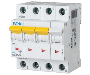 Komponenter for switchboxes og skap - Eaton Pls6-c25/3n-mw - miniature circuit breaker mcb - 243020