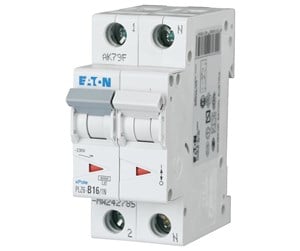 Komponenter for switchboxes og skap - Eaton Plz6-c16/1n-mw - miniature circuit breaker mcb - 242811