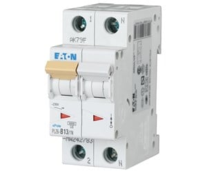 Komponenter for switchboxes og skap - Eaton Plz6-c13/1n-mw - miniature circuit breaker mcb - 242809