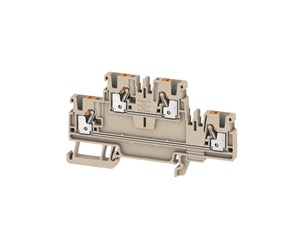 Koblingsutstyr - Weidmuller Feed-through terminal a2t 2.5 dark beige - 1547610000