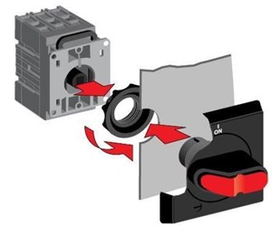 Komponenter for switchboxes og skap - ABB Handle ohbs2pj - 1SCA105231R1001