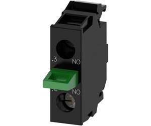 Trykknapper & Signalenheter - Siemens Contact module with 1 contact element 1 no screw  3su1400 - 3SU1400-2AA10-1BA0