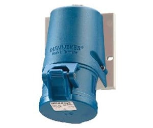 CEE-materiell - Mennekes Wal mounted receptacle 16a3p6h230v ip44 - 27001