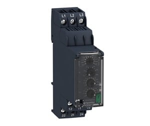 Komponenter for switchboxes og skap - Schneider Electric Zelio control relay for 3-phase detection of voltage and pha - RM22TR33