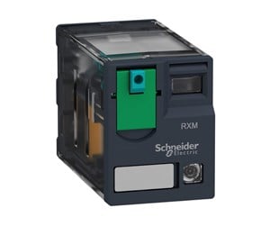 Komponenter for switchboxes og skap - Schneider Electric Plug-in relay 6a 4c/o with led 24dc - RXM4AB2BD