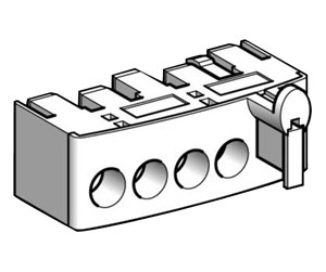 Komponenter for switchboxes og skap - Schneider Electric Rev control terminals  with screw cla - LU9M1