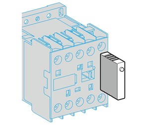 Komponenter for switchboxes og skap - Schneider Electric Suppressor block - LA4KC1B