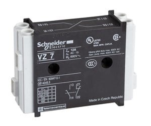 Komponenter for switchboxes og skap - Schneider Electric Contact block 1n0+1nc - VZ7