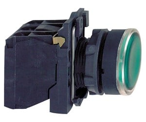 Trykknapper & Signalenheter - Schneider Electric Illuminated pushbutton - XB5AW33B5