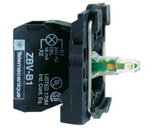 Trykknapper & Signalenheter - Schneider Electric 24 v led pilot light body - ZB5AVB1