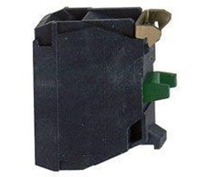 Trykknapper & Signalenheter - Schneider Electric Single contact block for head ø22 1no gold flashed screw cla - ZBE1016