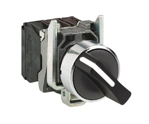 Trykknapper & Signalenheter - Schneider Electric Black selec to r switch diam 22 handle 2 - XB4BD25